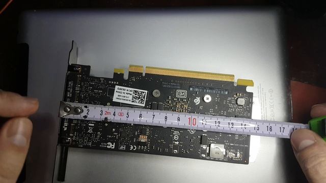 Размер видеокарт NvidiaQuadro T400 / T600 / T1000