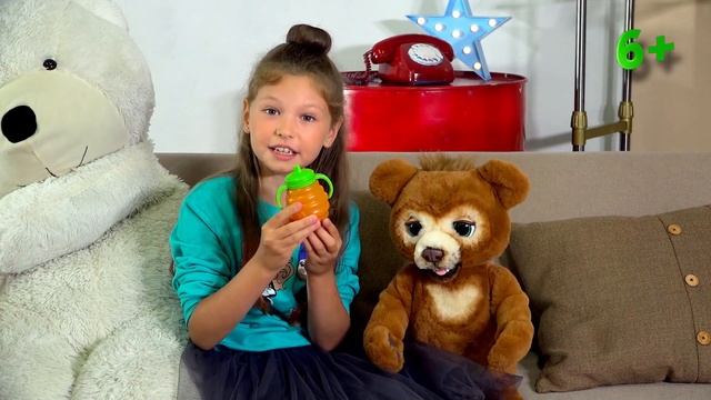 Арина и волшебный Русский Мишка. #Cubby Bear от #FurReal и #hasbro смотреть онлайн