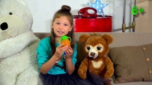 Арина и волшебный Русский Мишка. #Cubby Bear от #FurReal и #hasbro
