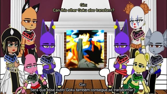 Gods of Destruction React to Goku | Gacha React | Dragon Ball | Tiktok смотреть онлайн