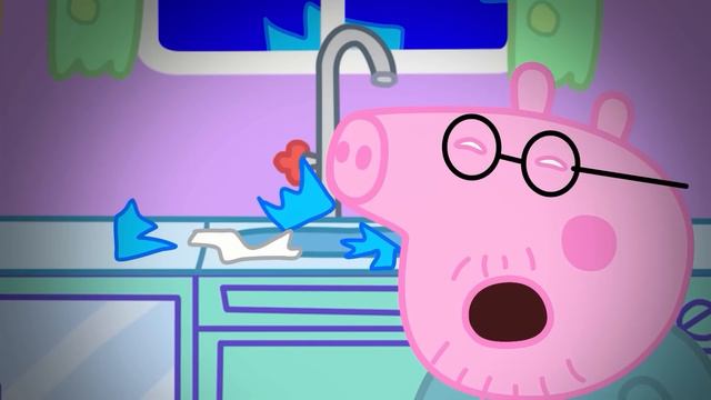 Oh No...! Please Wake Up Peppa & Geogre ? | Peppa Pig Funny Animation смотреть онлайн
