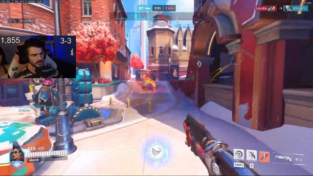 Overwatch 2 JunkerQueen God GURU Dominating Whole Enemy Team смотреть онлайн