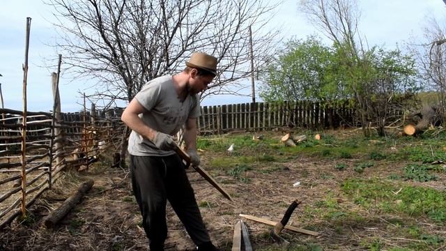 Строительство конюшни + козовник. Подготовили площадку. Сделали разметку. 1 этап смотреть онлайн