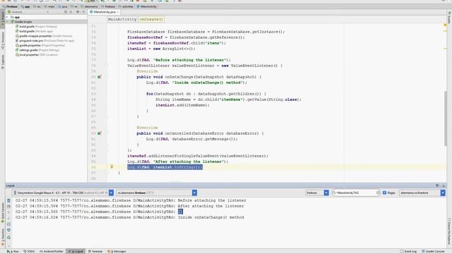 Asynchronous Firebase API - Firebase Realtime Database and Android смотреть онлайн