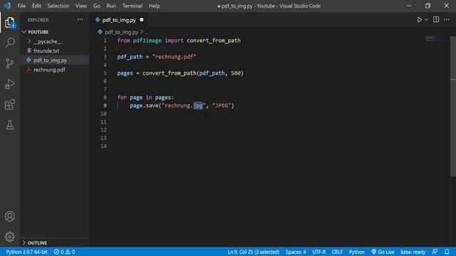 PDF zu BILD umwandeln mit Python смотреть онлайн