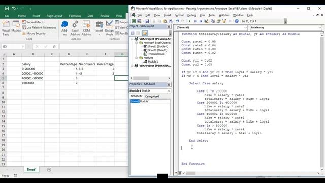 Multiple arguments in function excel VBA смотреть онлайн