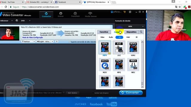Como Converter Vídeos para mp4 mp3 ou Qualquer Formato! смотреть онлайн