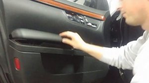 Mercedes W221 HOW to remove door panel