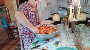 Мясо с грибами и овощами в автоклаве. Заготовки.