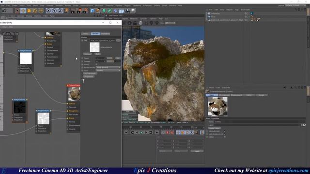 Quixel Megascans Fuz Map workflow in Cinema 4D and Octane смотреть онлайн