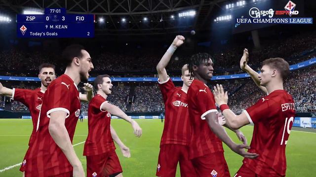 UCL QUARTERFINALS in RUSSIA! PES 2021 Fiorentina Master League | Full Manual | #32 смотреть онлайн