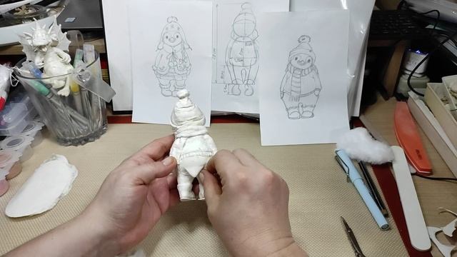 ??Ватная игрушка ПИНГВИНЧИКИ. Урок 8. Делаем подошву и хвостик. смотреть онлайн