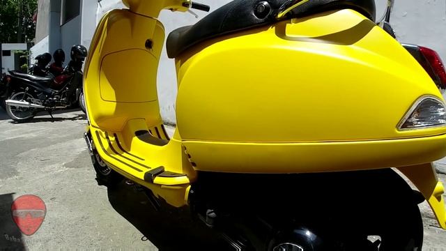 Piaggio Vespa LX-150 ie Repaint Kuning doff смотреть онлайн