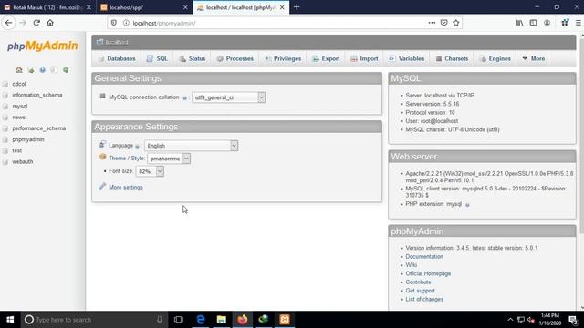 Cara connect database SISTEM SPP di localhost/phpmyadmin смотреть онлайн