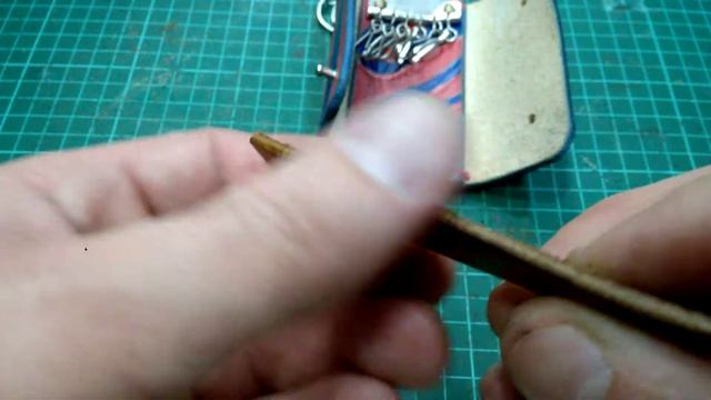 изделия из кожи ручной работы.ключница" Аватар" из кожи растительного дубления. смотреть онлайн