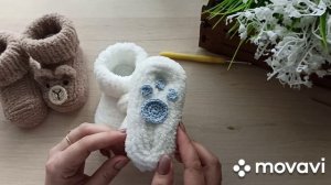 пинетки на двух спицах.. пинетки зайки.. пинетки мишки.. пинетки 12 см