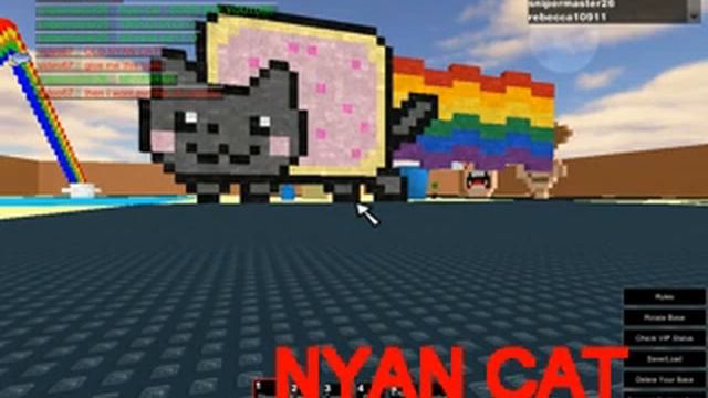 ROBLOX NYAN CAT! (video edited) смотреть онлайн