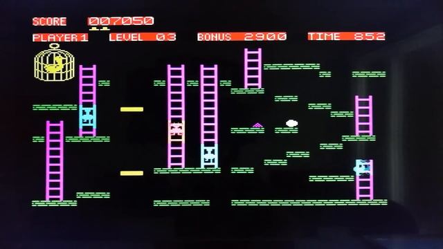 Chuckie egg, Unemulated gameplay video and review on the zx spectrum. смотреть онлайн
