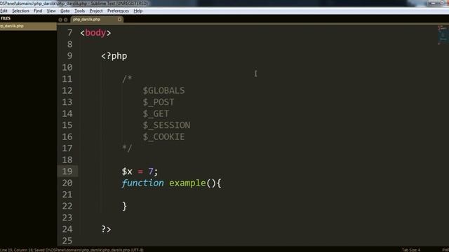 PHP #18 - Dars. PHPda Super Globalniy o'zgaruvchilar смотреть онлайн
