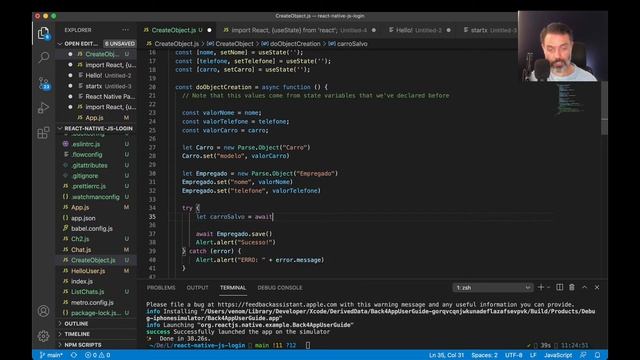 Relacionando Objetos em React Native com Parse Pointers смотреть онлайн