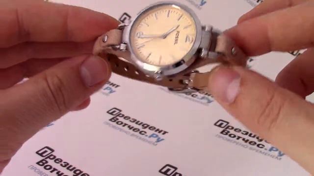 Часы Fossil ES2830 - видео обзор от PresidentWatches.Ru