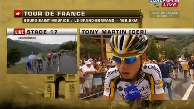 Тур де Франс 2009/Tour de France 2009 (rus), 17st stage (1) смотреть онлайн