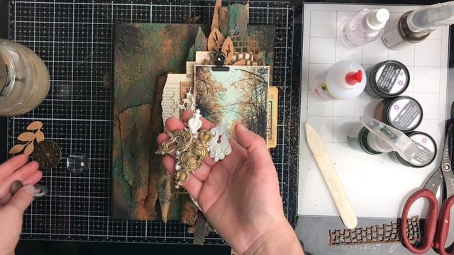 Step-by-step video tutorial Canvas "Autumn Walk" смотреть онлайн