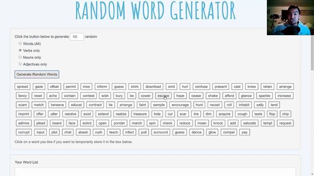 Random Word Generator | Memory Improvement Tools #2 смотреть онлайн