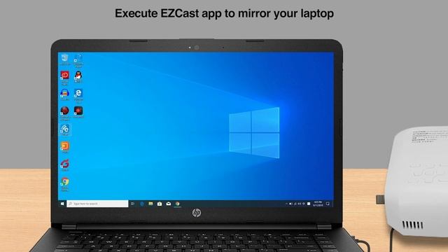 How to project your Windows laptop to EZCast Beam V2 смотреть онлайн
