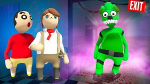 АНИМАТРОНИК ПЛЮШТРАП ИЩЕТ НАС! СПРЯТАЛИСЬ ЗА УГЛОМ! УГАРНЫЕ ПЛАСТИЛИНОВЫЕ ПРЯТКИ В HUMAN FALL FLAT