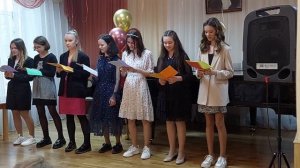 Выпускной в музыкальной школе им.Н.Н.Алмазова.Творческий номер от выпускников. Капустник.