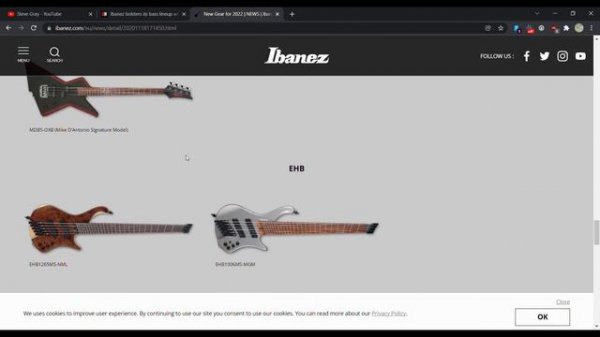 Ibanez 2022 Lineup