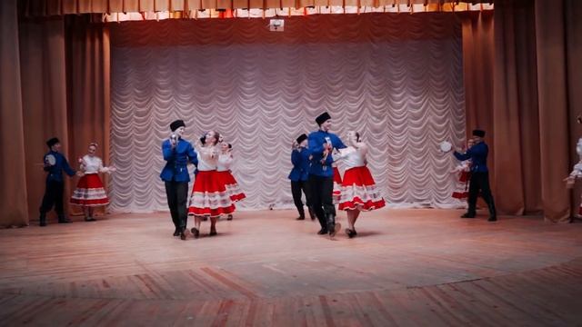 Танец БУБНЫ. Народный хореографический ансамбль Фантазия. c. Красногвардейское Ставропольский край. смотреть онлайн