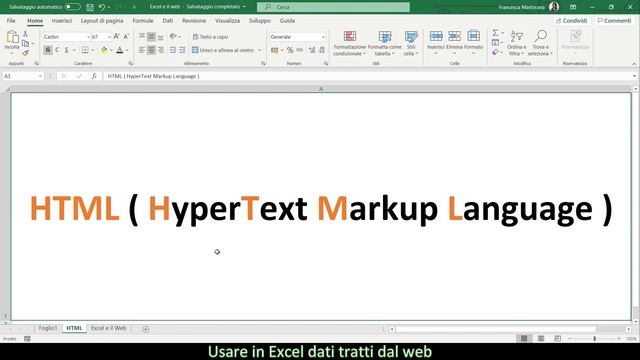 EXCEL tutorial 16: Excel e il Web (HTML e importazioni con query web) смотреть онлайн