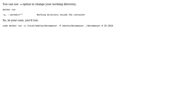 DevOps & SysAdmins: Why can't I cd to a directory with docker run? (5 Solutions!!) смотреть онлайн