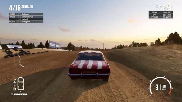 Wreckfest. Ultra settings 1440p смотреть онлайн