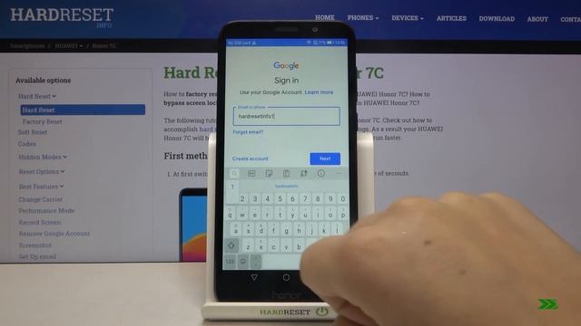 How to Manage Google Account in Honor 7C – Remove or Add Google Account смотреть онлайн