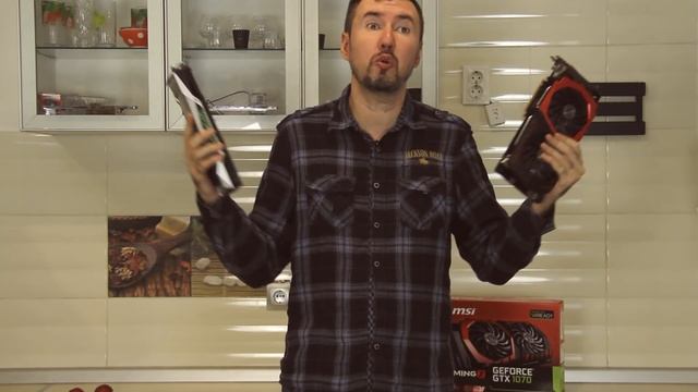 MSI 1070 Gaming X - тихая, красивая, но не мощная. смотреть онлайн