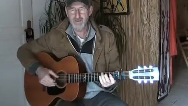 Acoustic Blues Guitar - Blind Boy Fuller Cover - Untrue Blues смотреть онлайн