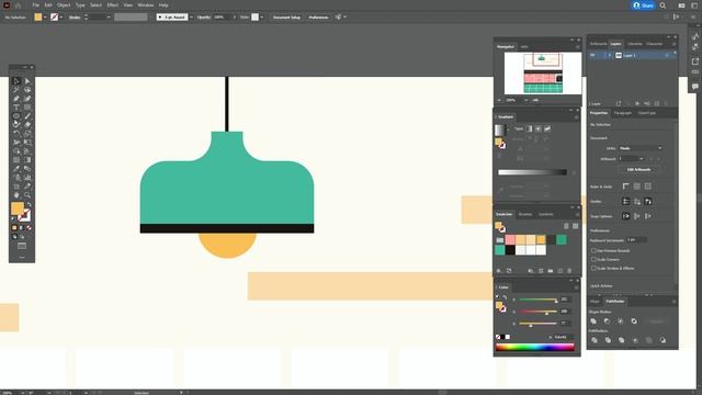 РИСУЕМ КУХНЮ УРОК В ADOBE ILLUSTRATOR смотреть онлайн