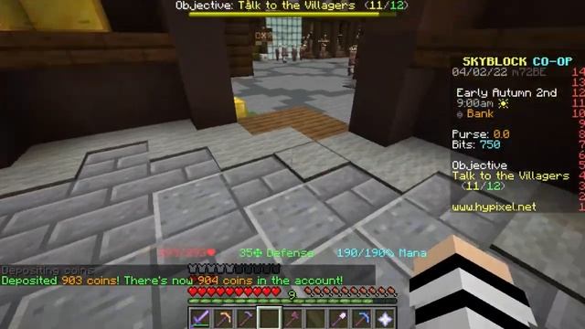 Hypixel but my friend surprised me in skyblock смотреть онлайн