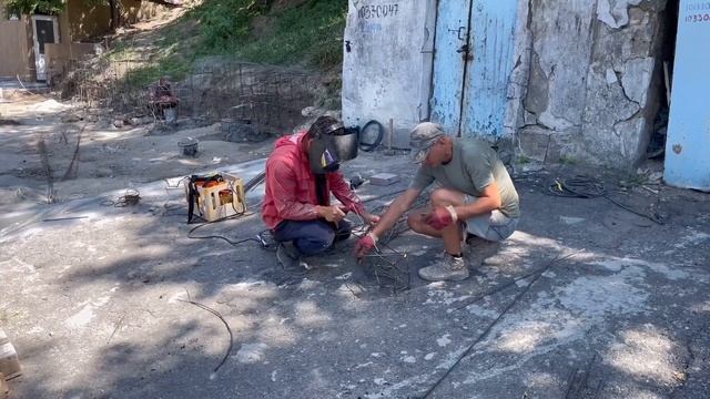 ☝️Каркасы для арт бетона.☝️Как сделать каркас Колон., полуарка из арматуры и проволоки.? смотреть онлайн