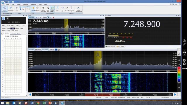 Ham Radio Chat on 40M Band via SDR Console and Perseus SDR смотреть онлайн