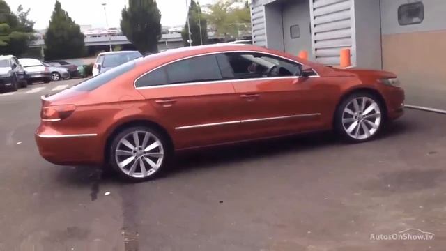 VOLKSWAGEN CC GT TDI BLUEMOTION TECHNOLOGY DSG RED 2013 смотреть онлайн