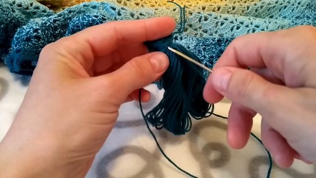 Как сделать кисточки для шали смотреть онлайн
