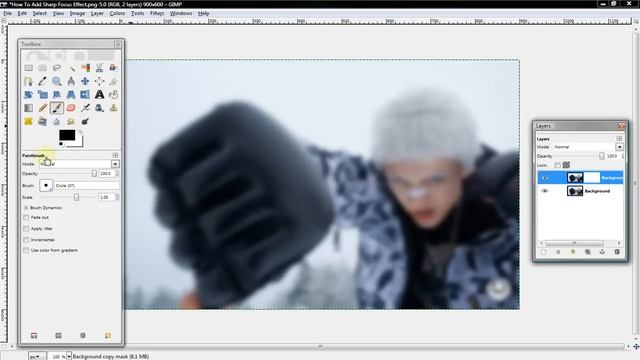 GIMP: How To Add Sharp Focus Effect (HD) смотреть онлайн
