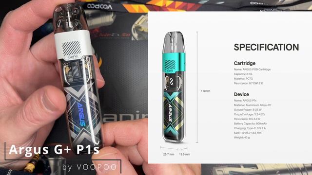 Argus P1s+ Argus G by VOOPOO смотреть онлайн