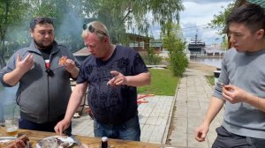 ОГРОМНЫЙ СТЕЙК ! МЯСО НА МАНГАЛЕ как приготовить рецепт