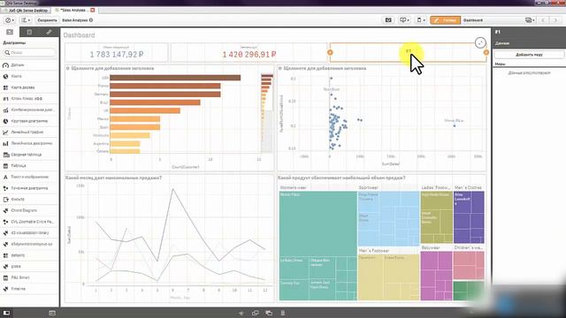 Уроки по Qlik Sense #5 урок от Алексея Батурина Как рассчитать ключевые показатели эффективности KPI