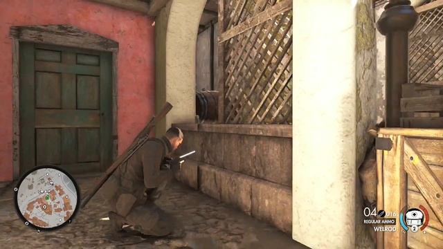 Sniper Elite 4 - Unlocking the Trench Gun (Shotgun) in Mission 2 - Trench Gun Location смотреть онлайн